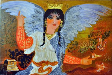 Painting, Nasser Ovissi, Angel, , 42040