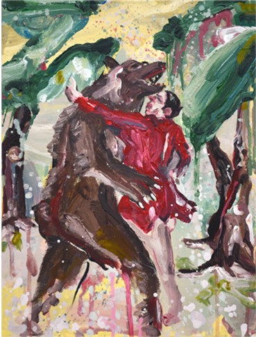 Painting, Ramtin Zad, Last Tango in the Woods, 2011, 1173