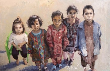 Painting, Yaser Mirzaie, These Children Get Married at the Age of 12, , 40145