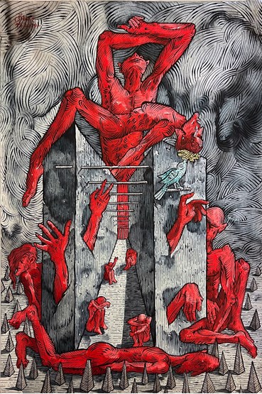 Drawing, Ali Akbar Sadeghi, Untitled, 2019, 75405