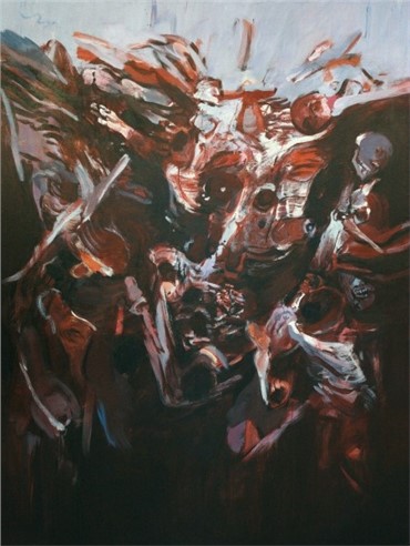 Painting, Dariush Hosseini, First Look, 2012, 1451