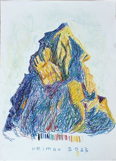 Painting, Keiman Mahabadi, Hills of Unfulfillment No.1, 2023, 68044