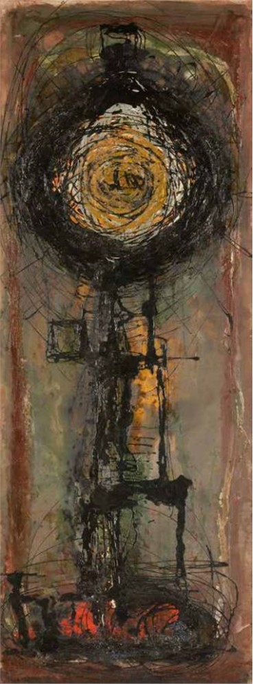 Painting, Sirak Melkonian, Composition, 1963, 16986