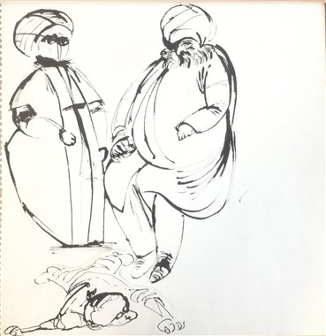 Drawing, Ardeshir Mohassess, Untitled, , 27277