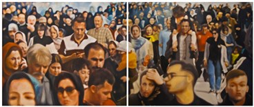 Painting, Mojtaba Tabatabaei, Untitled 25, 2019, 35716