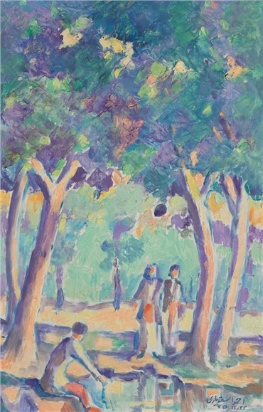 Painting, Ahmad Esfandiari, Untitled, 1996, 13384