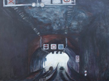 Painting, Mohsen Mahmoodizadeh, Tunnel, 2021, 52920