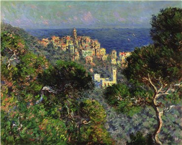 Painting, Claude Monet, View of Bordighera, 1884, 22416
