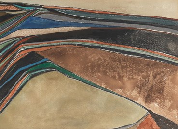 Painting, Sirak Melkonian, Abstract Landscape, 1968, 44528