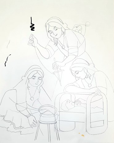 Drawing, Parviz Kalantari, Untitled, , 79188