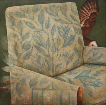 Painting, Meghdad Lorpour, Chamroush in the Home, 2010, 11102