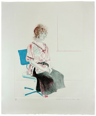 , David Hockney, Celia Seated on an Office Chair, 1981, 52889