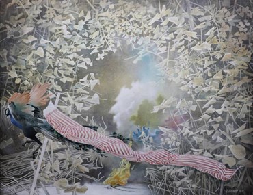 Painting, Omid Hallaj, Celebration Fringe, 2023, 76502