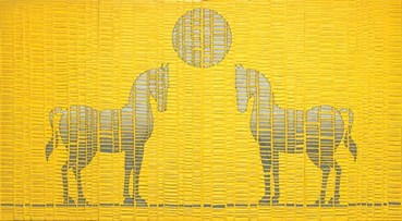 Painting, Iraj Eskandari, Yellow Patience, 2025, 80850