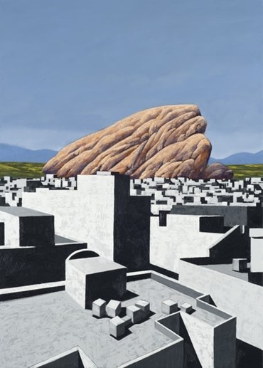 Parham Peyvandi, A Rock in The Distance, 2021, 0