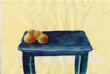 Painting, Amirhosein Esmaeili, Oranges on The Table, 2019, 24002