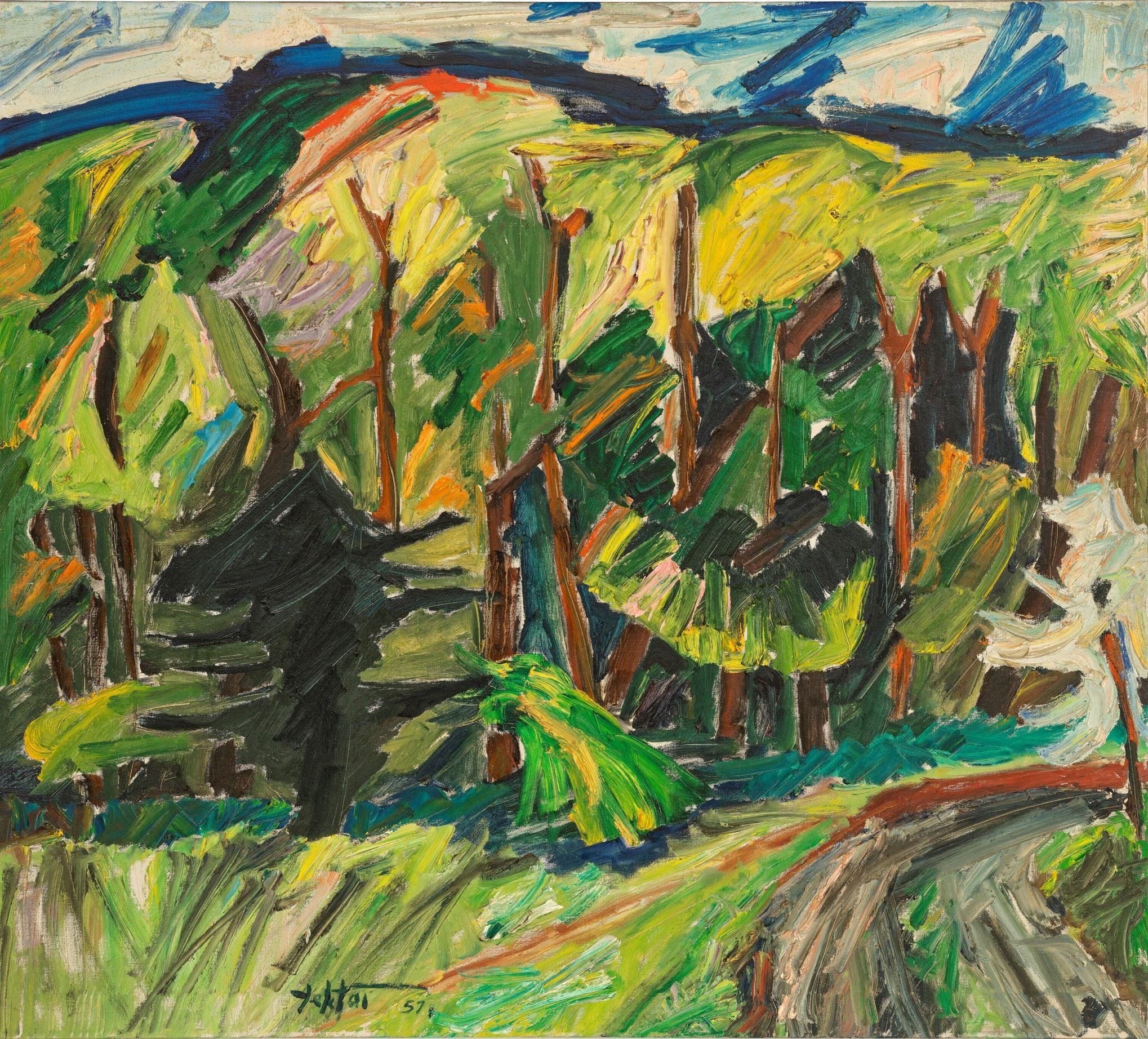 Manoucher Yektai, Untitled, 1957