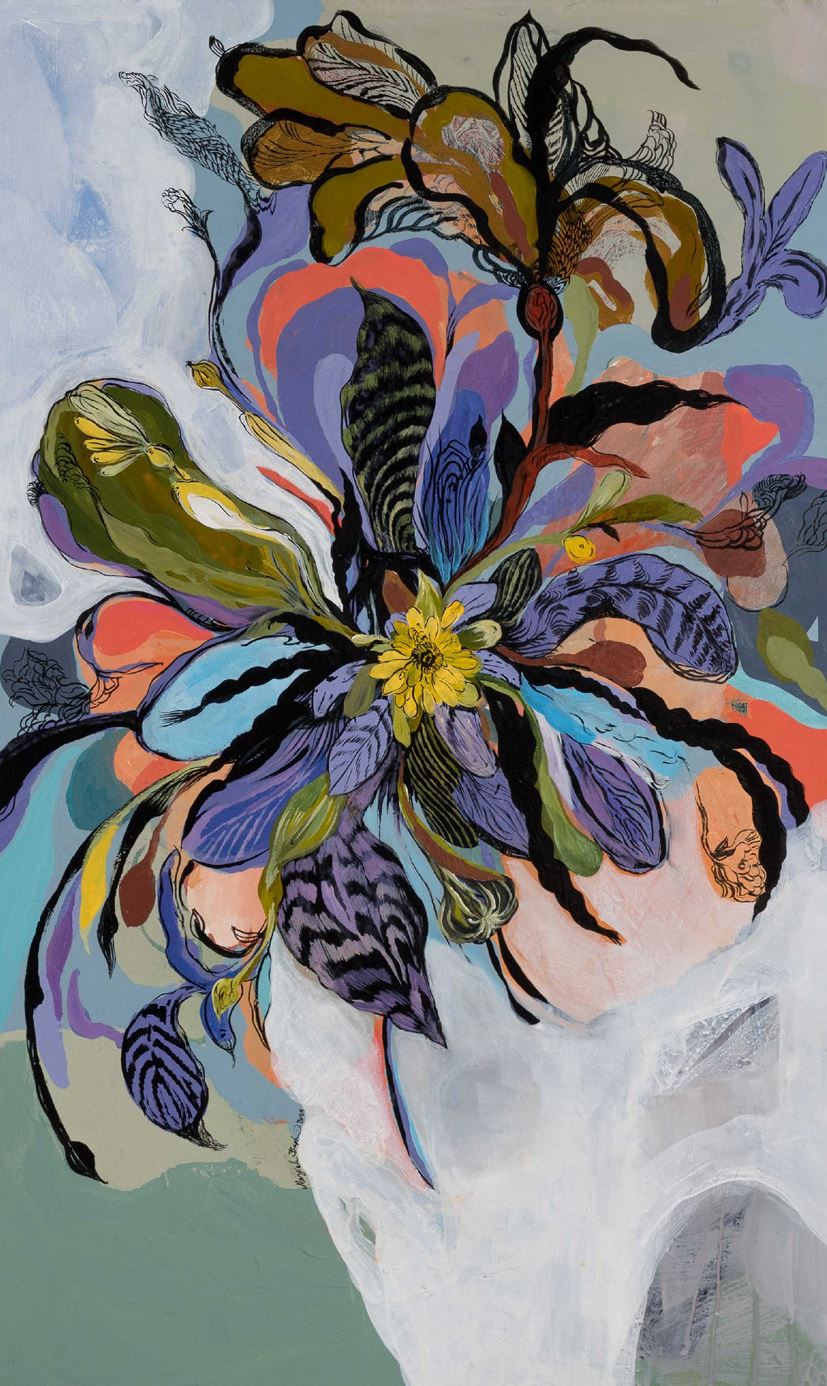 Marzieh Baghaei, African Violet, 2024