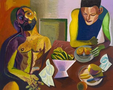 Painting, Morteza Khakshoor, Fruit Feast, 2023, 79696