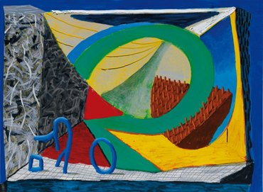 , David Hockney, Almost Like Skiing, 1991, 74753