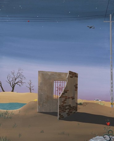 Painting, Azadeh Nia, Corner, 2024, 75266