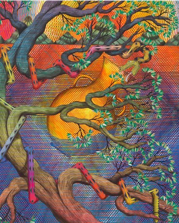 , Andrew Schoultz, Radial Vessel Snake I, 2023, 78242