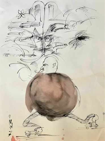 Painting, Ardeshir Mohassess, Untitled, 1996, 72896