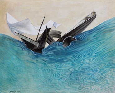 Painting, Omid Hallaj, Return, 2013, 76610