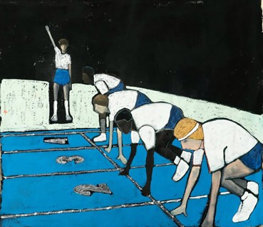 Painting, Makan Negahban, Ready Set Go, 2026, 82799