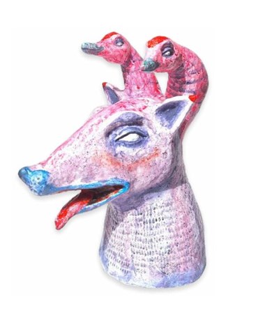 Noushin Vedaei, The Fox and the Ducks, 2024, 0