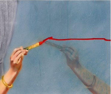 Painting, Hoda Kashiha, The Only Thing Remained Was Trace of Lipstick, 2024, 80317