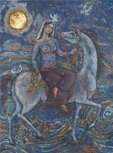 Abbas Moayeri, Night Traveler, 2014, 0