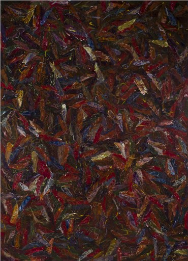 Painting, Dariush Hosseini, Persian carpet9, 2016, 36680