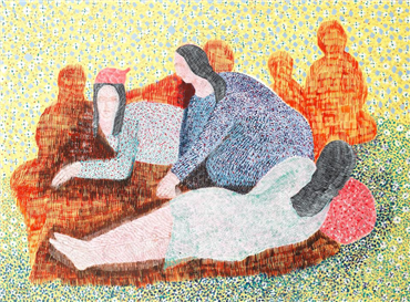 Painting, Narges Hashemi, Khaab e Khosh (Sweet Slumber), 2008, 7763
