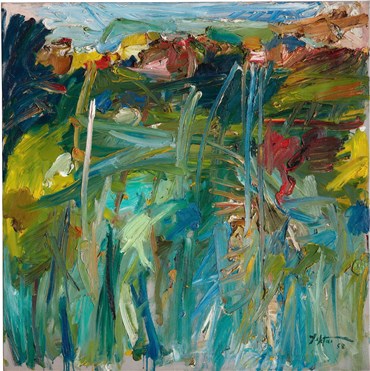 Painting, Manoucher Yektai, Positano Landscape #3, 1958, 22292