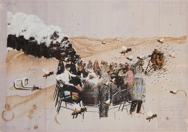 Mixed media, Amin Roshan, Hive, 2019, 74888