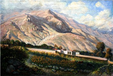 Painting, Jafar Petgar, Mountain in Shemiranat (North of Tehran), 1946, 6907