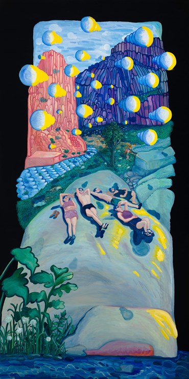 Painting, Aylar Dastgiri, The Sun Stands Still Over Lar Valley, 2021, 53019