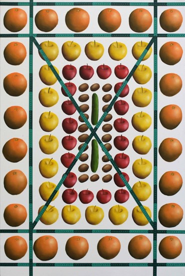 Painting, Ali Alemzadeh Ansari, Some Fruit for Josef Albers, 2021, 52373