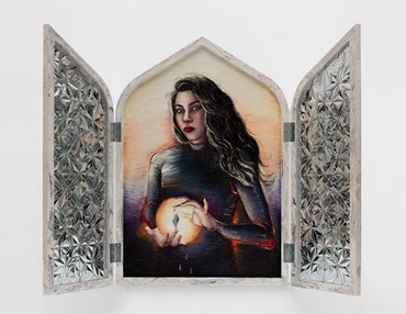 , Mahsa Merci, Wet Light in Midnight (Artist’s Portrait), 2025, 80483