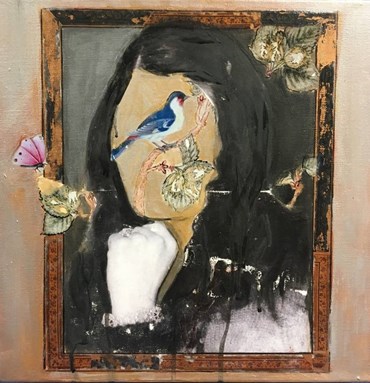 Painting, Malihe Zafarnezhad, Someone From far Away!, 2018, 41940