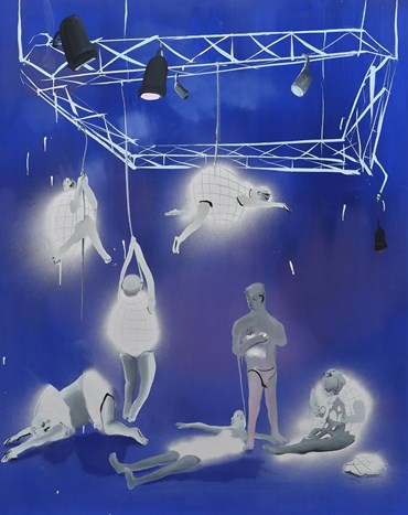 , Tala Madani, Disco Balls, 2025, 80400