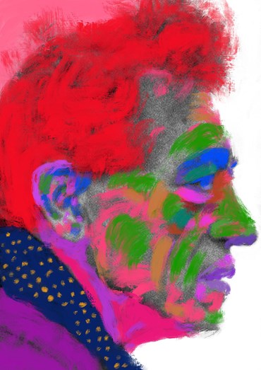 Painting, Farshid Mesghali, Giacometti, 2023, 74936