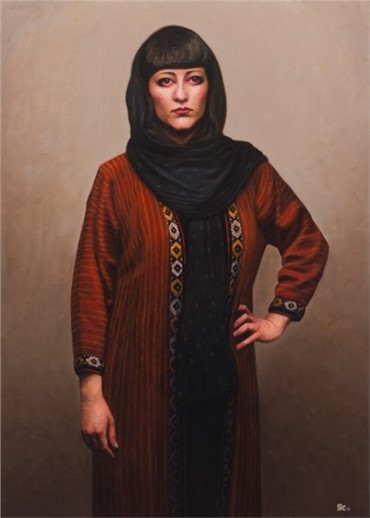 Painting, Salman Khoshroo, Shokufeh, 2014, 5593