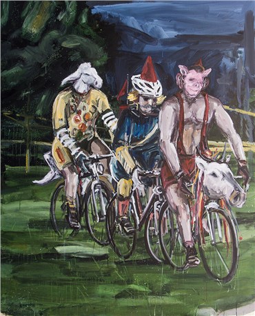 Painting, Ramtin Zad, Riders, , 21882