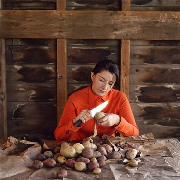 , Marina Abramovic, Portrait with Potatoes, 2008, 23693