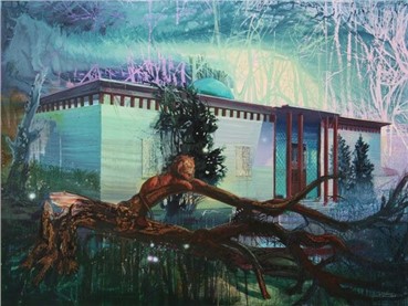 Painting, Mehdi Farhadian, Protected Area, 2010, 7008