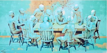 Print and Multiples, Hossein Khosrowjerdi, The Last Supper, First Version, 2003, 81050