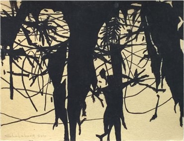 Works on paper, Shabahang Tayyari, Corpse of the Jungle, 2010, 13030