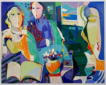 Painting, Ali Golkar, Interior, 1997, 27217